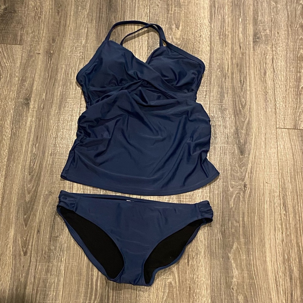 Pink Blush Maternity Tankini